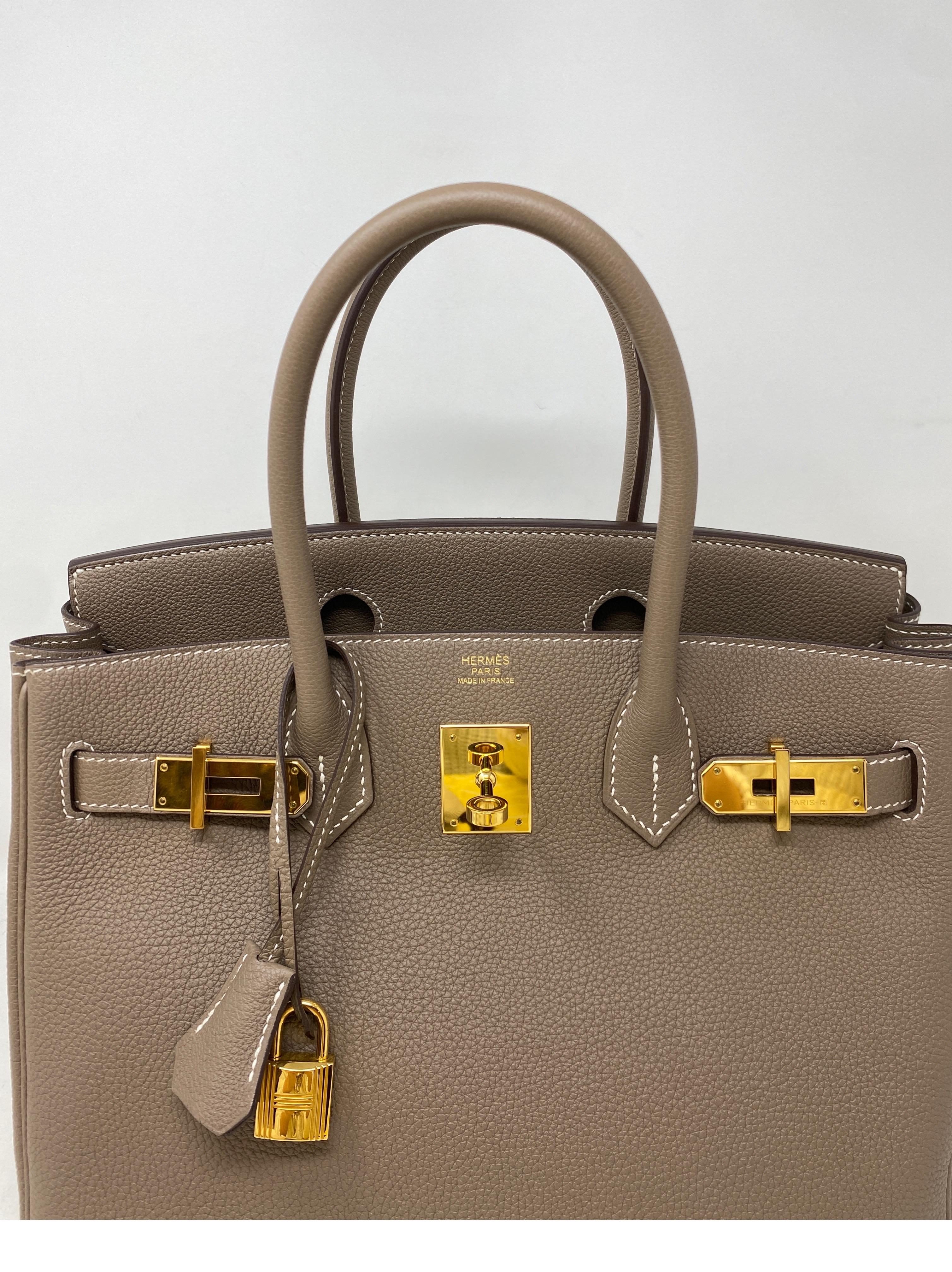 Hermes Birkin Etoupe 30 Bag 7