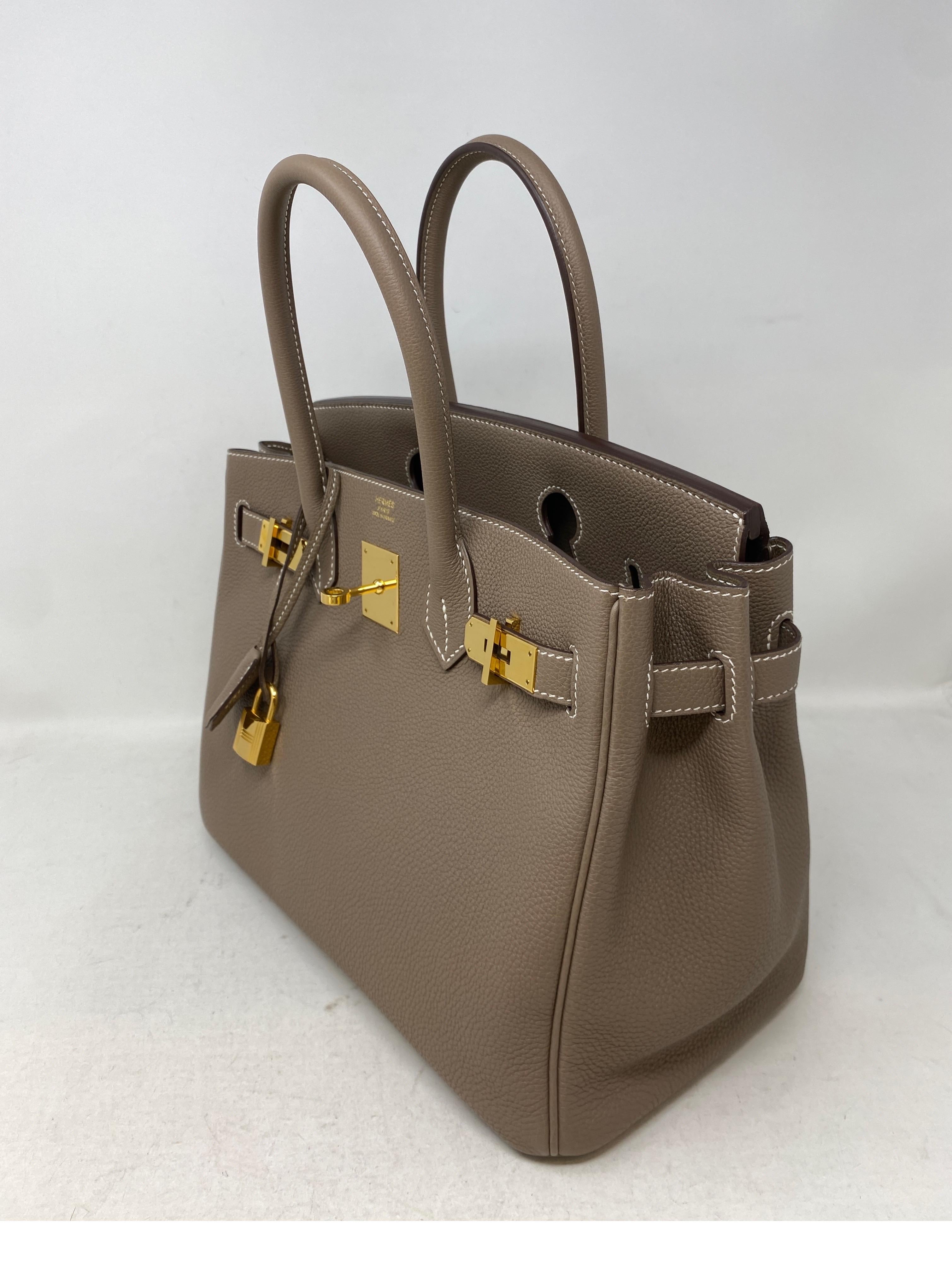 Hermes Birkin Etoupe 30 Bag 8