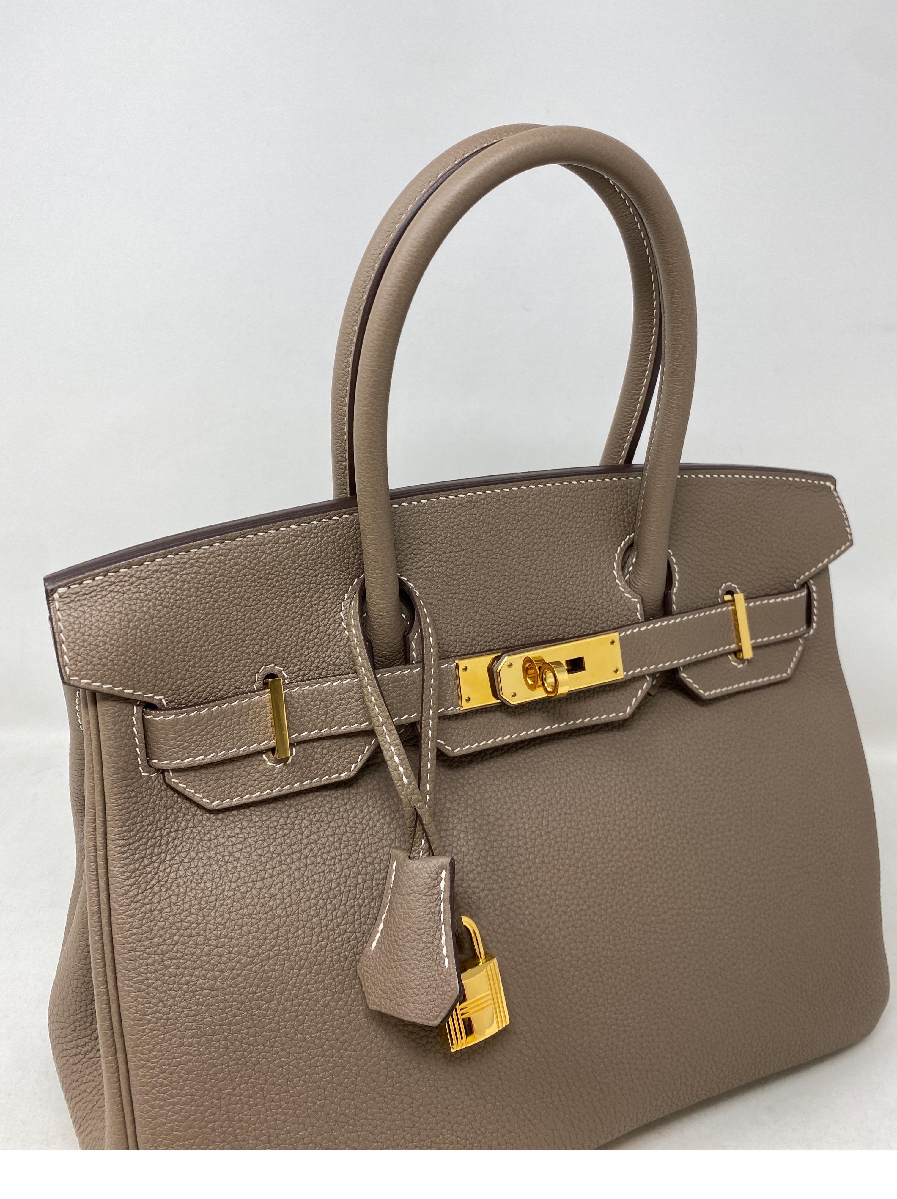 Hermes Birkin Etoupe 30 Bag 11