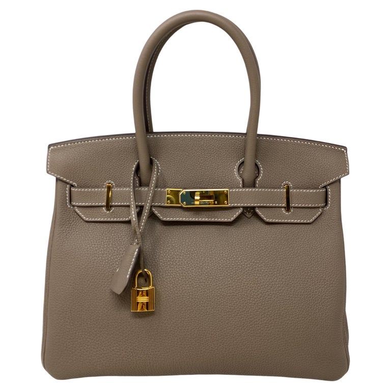 Hermes Birkin Etoupe 30 Bag For Sale at 1stDibs