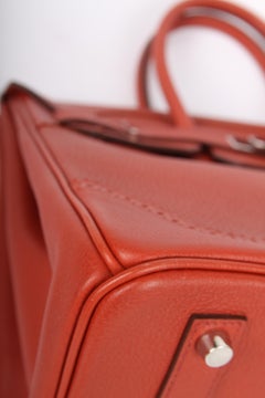 Hermes Birkin Ghillies - brique red
