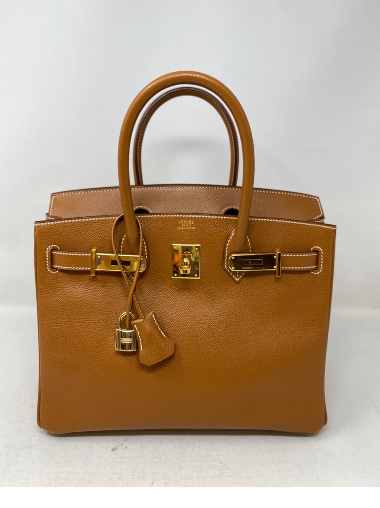 Hermes Birkin Gold 30 Bag at 1stDibs  birkin bag inside, birkin inside,  inside a birkin bag