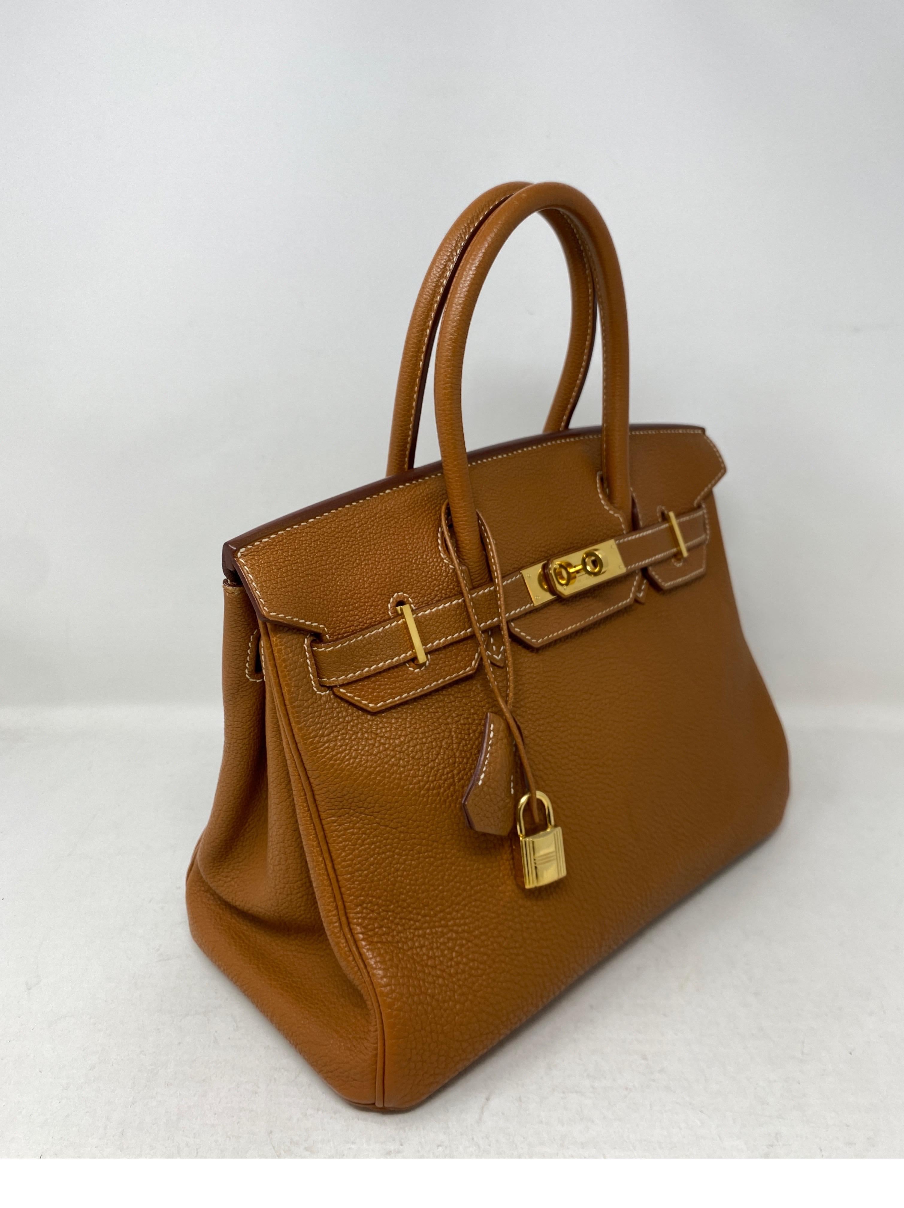 Hermes Birkin Gold 30 Bag  5