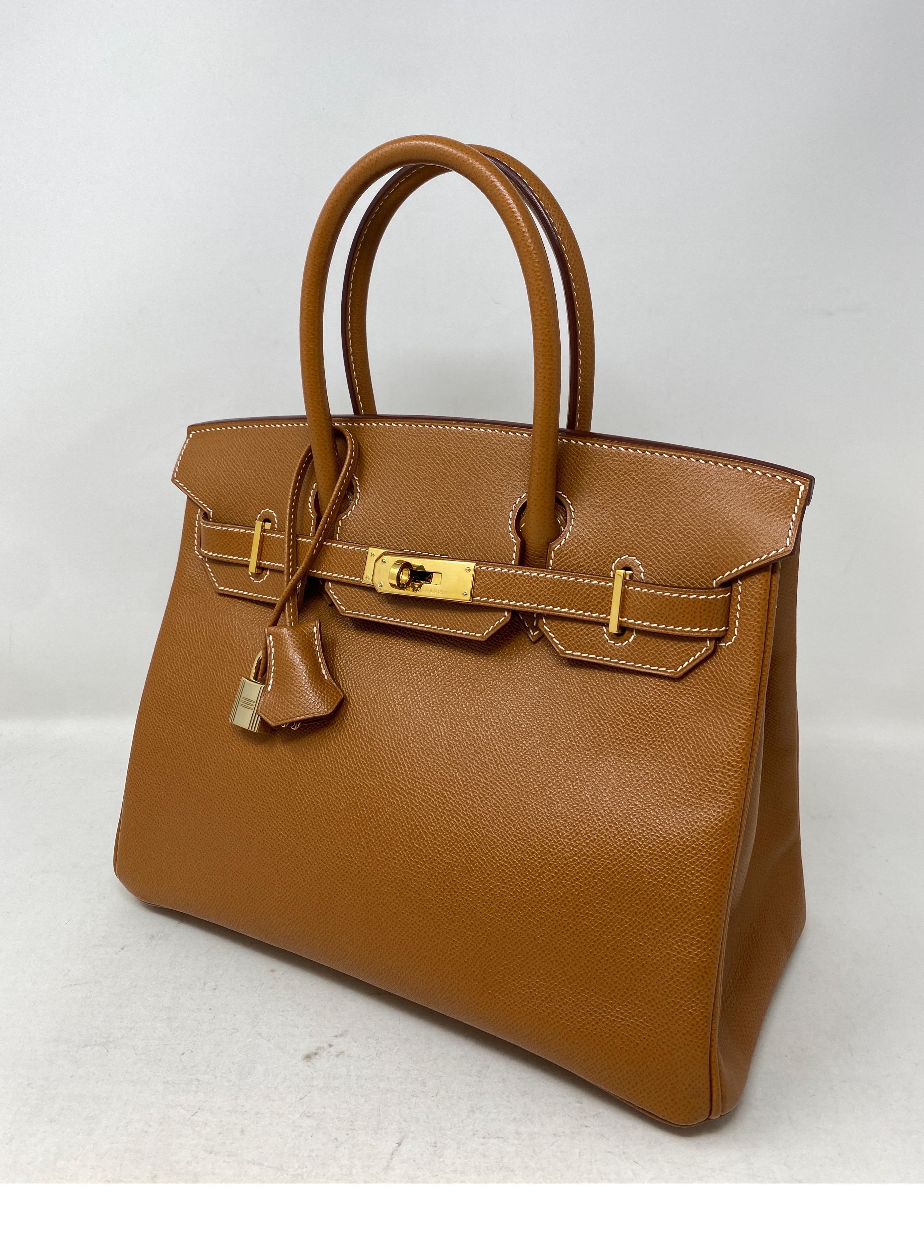 Hermes Birkin Gold 30 Bag 12