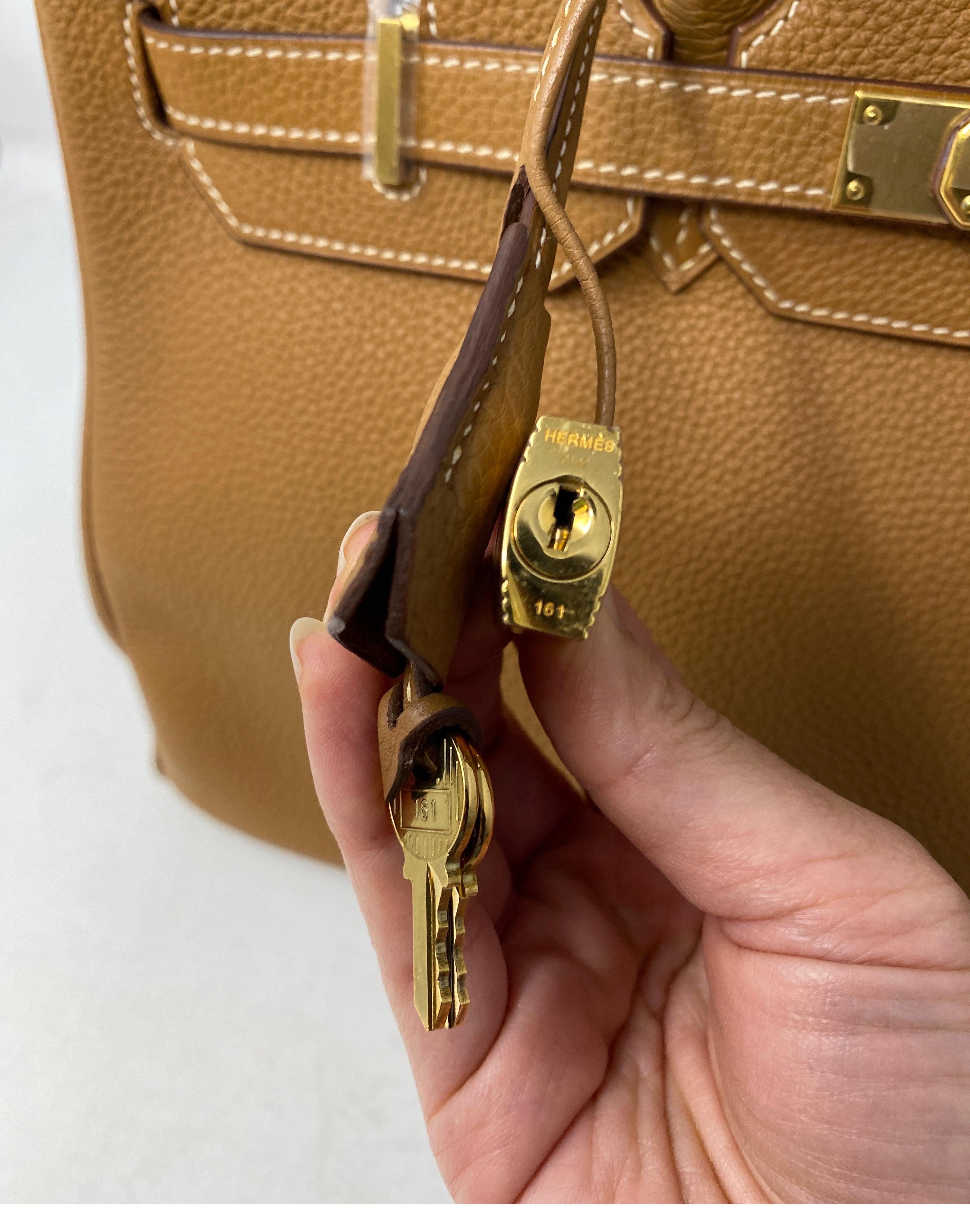 Hermès Birkin Gold 35 Bag GHW 5