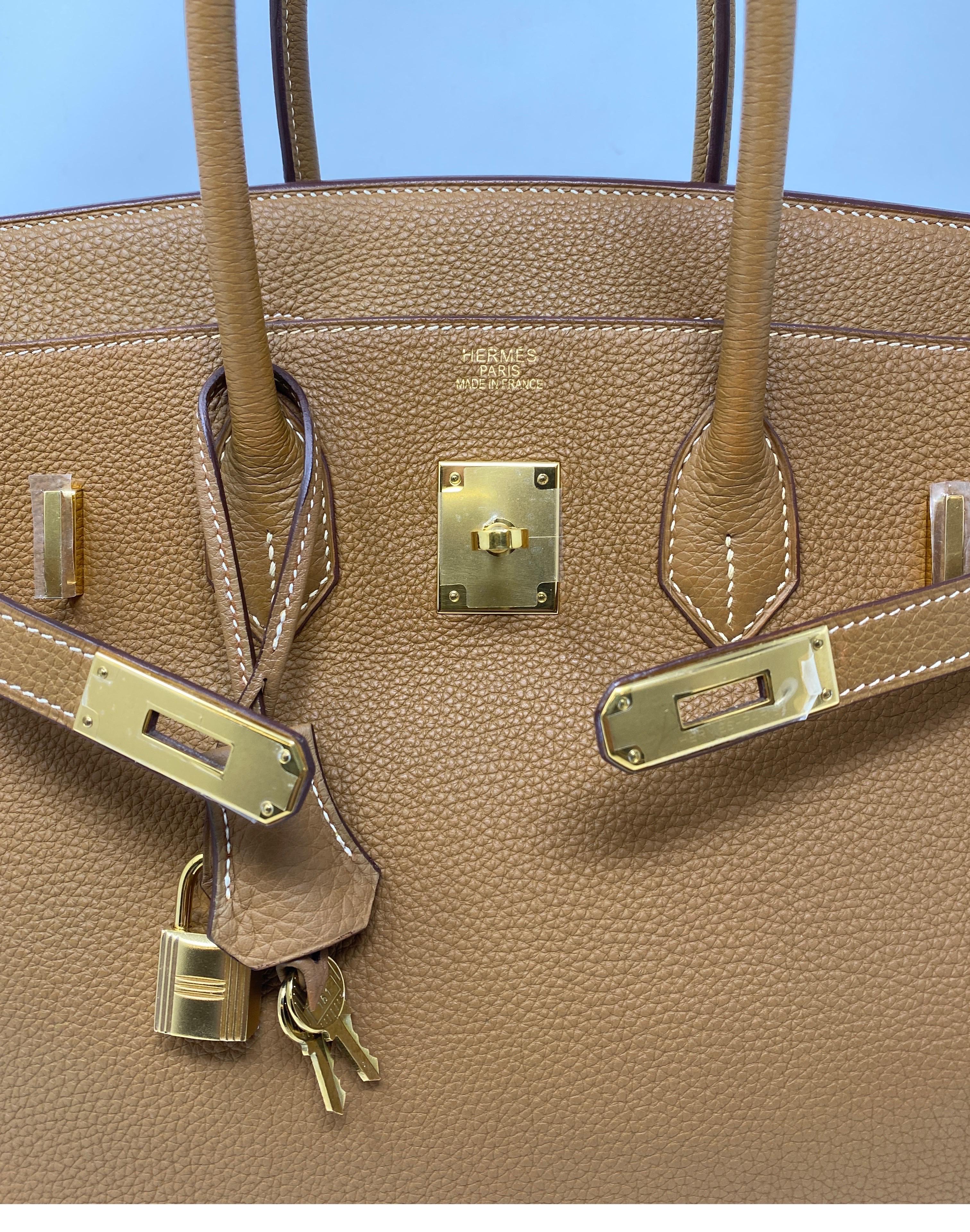 Hermès Birkin Gold 35 Bag GHW 7