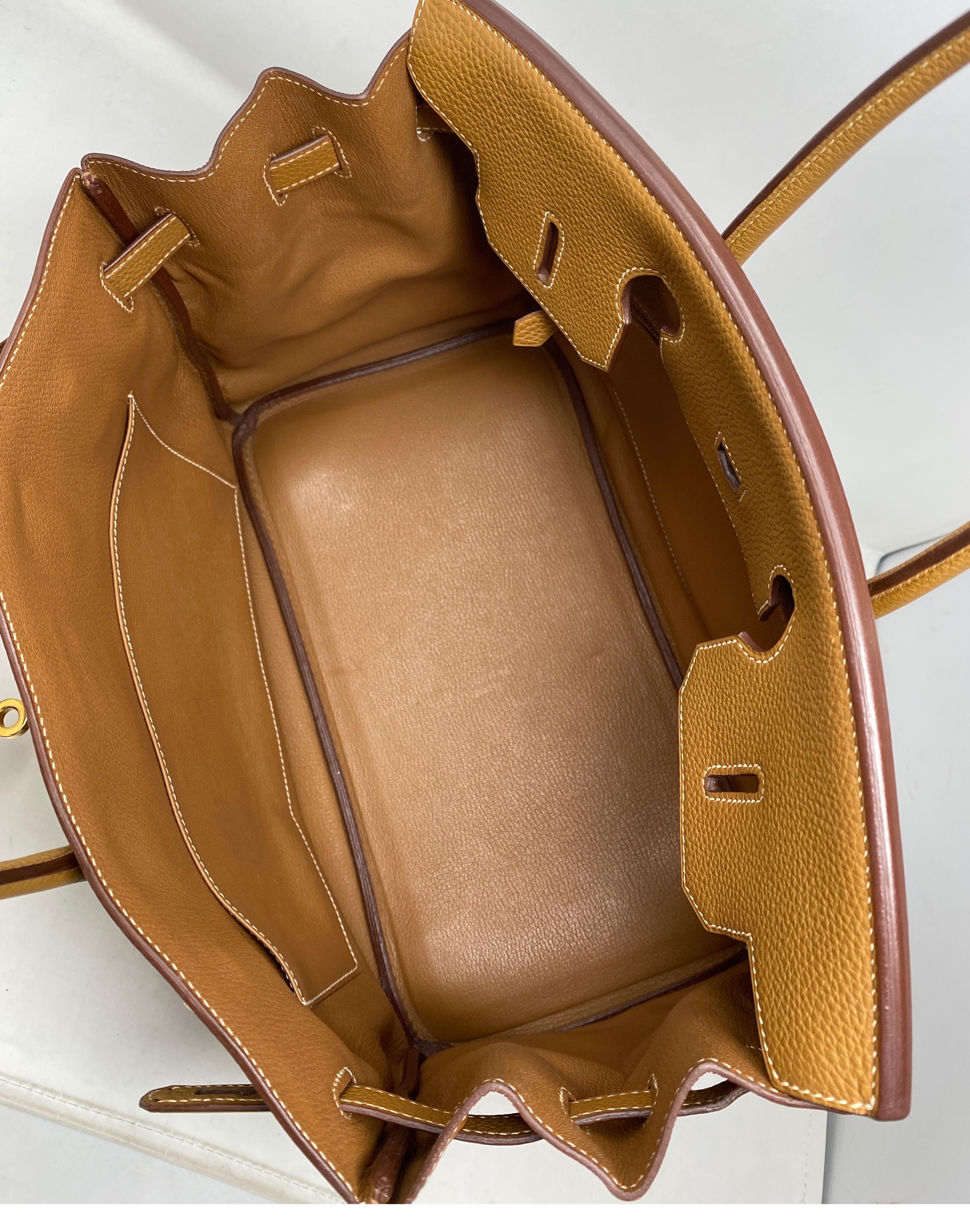 Hermès Birkin Gold 35 Bag GHW 8