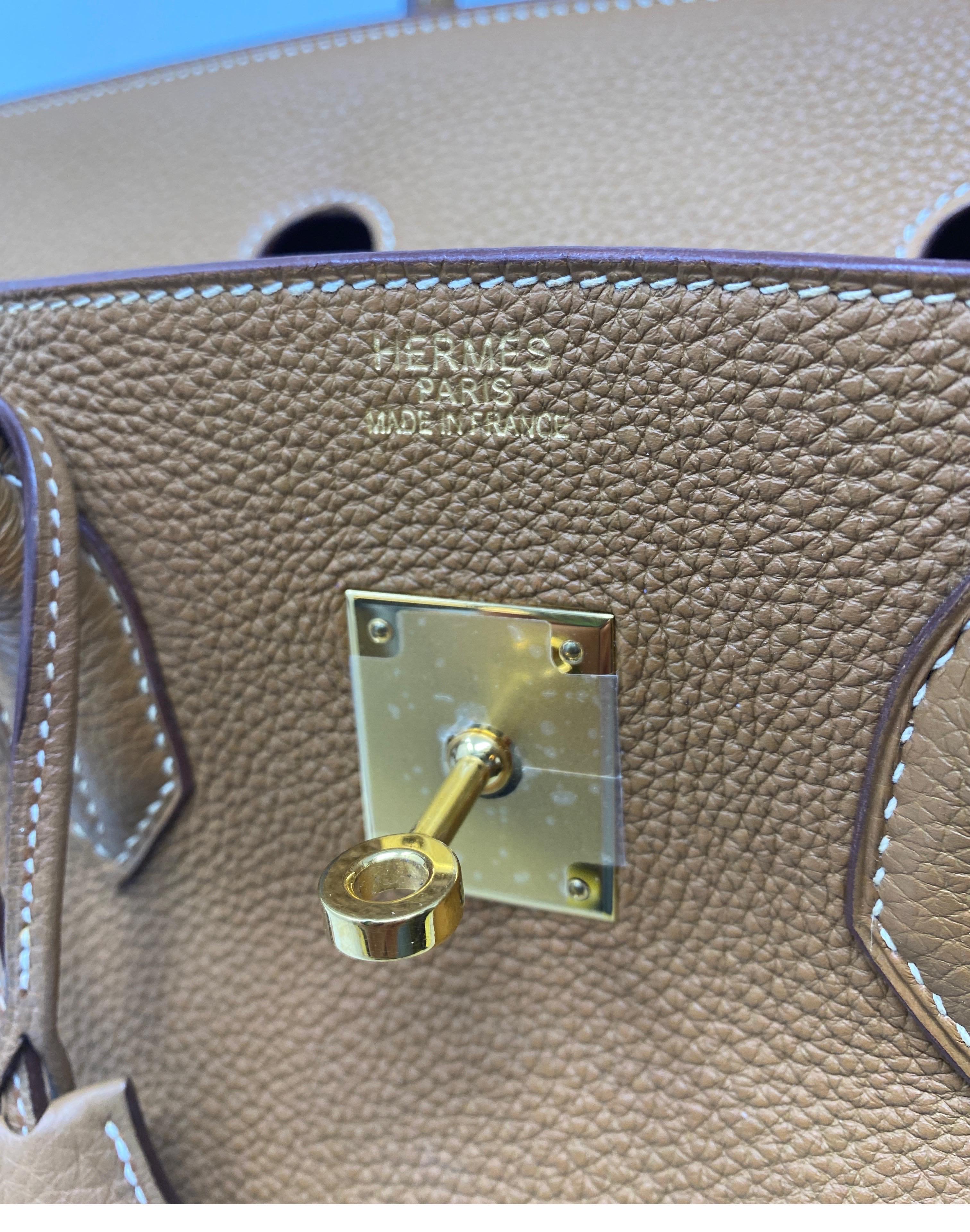 Hermès Birkin Gold 35 Bag GHW 11