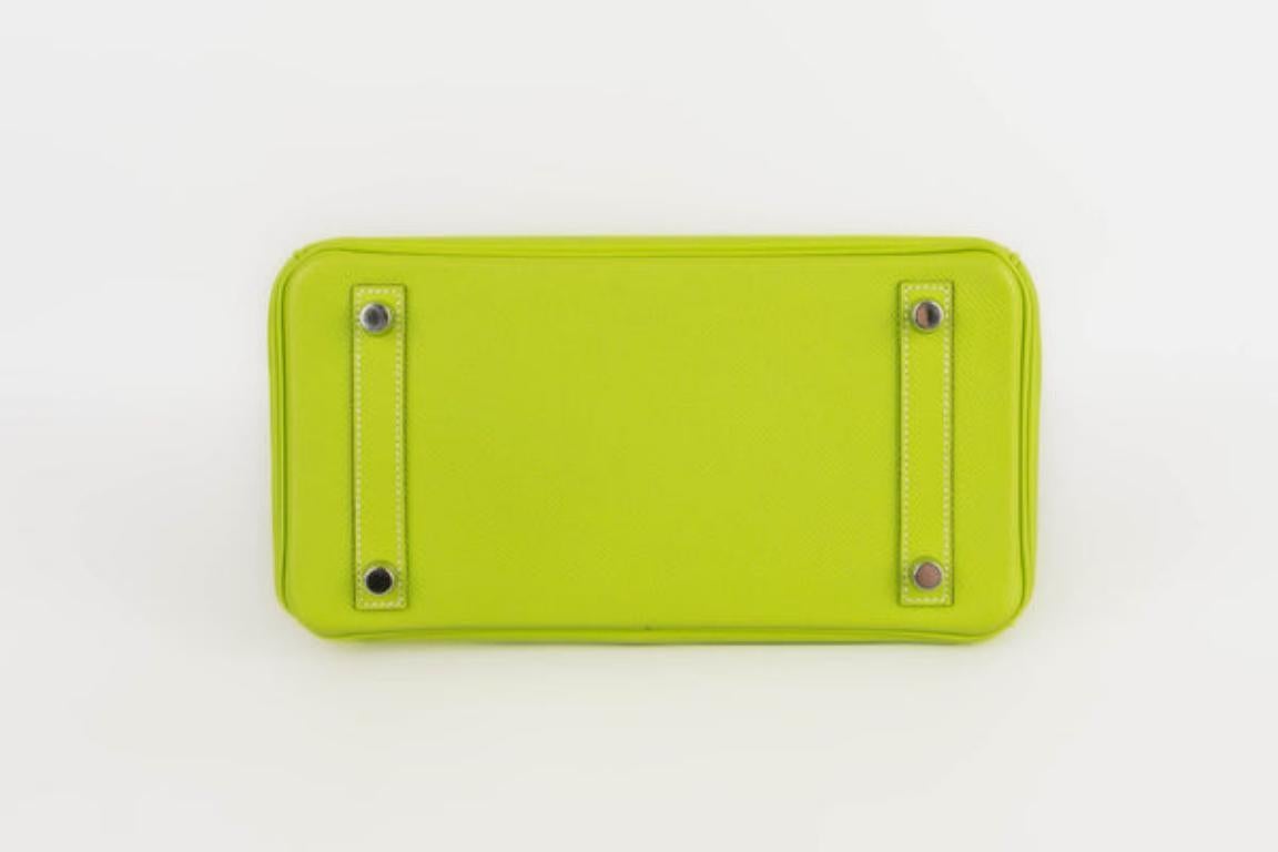 Hermès Birkin Green Calfskin Bag, 2011 For Sale 3