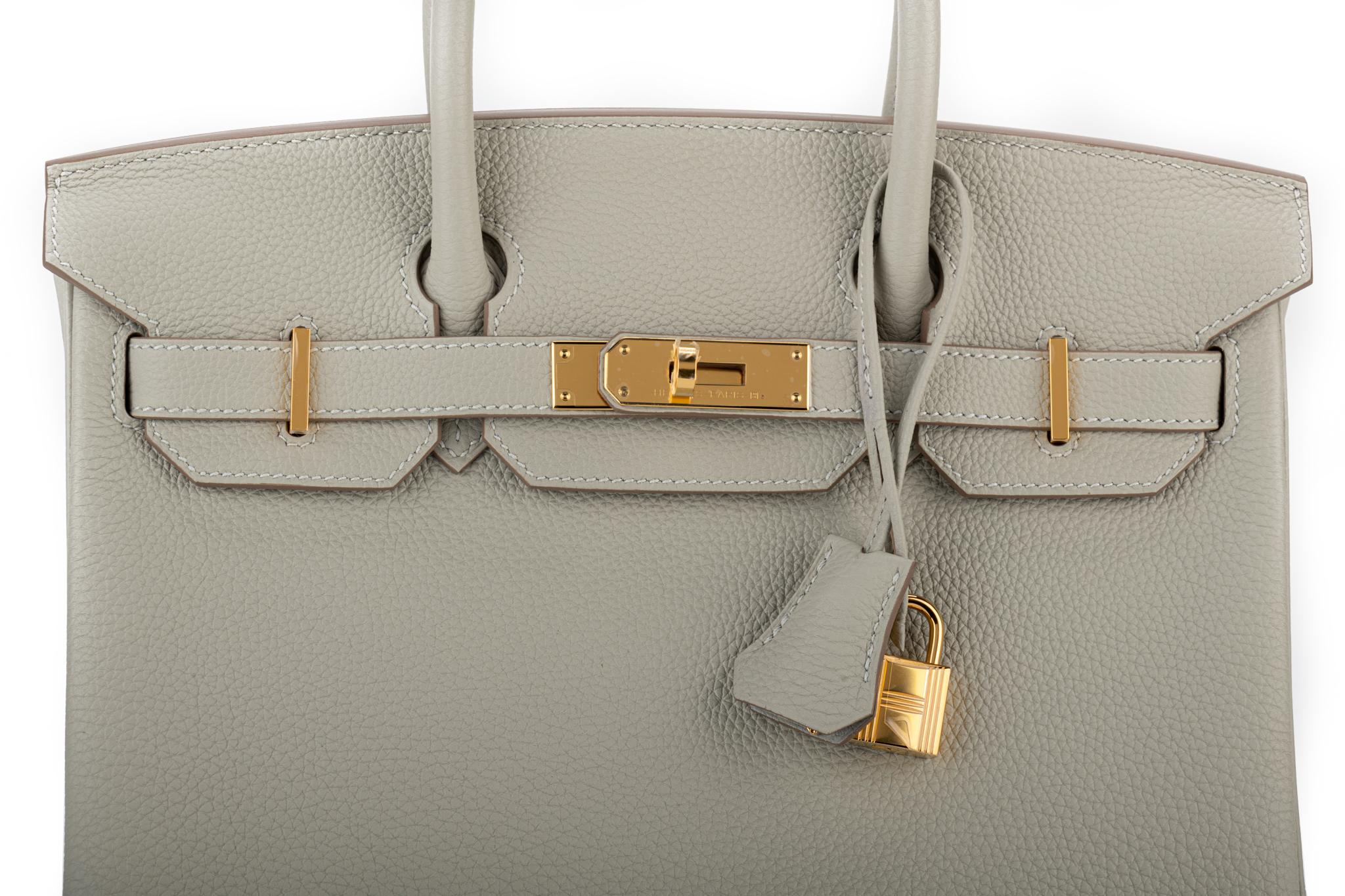 Hermes Birkin Gris Perle Gold Togo Bag 2