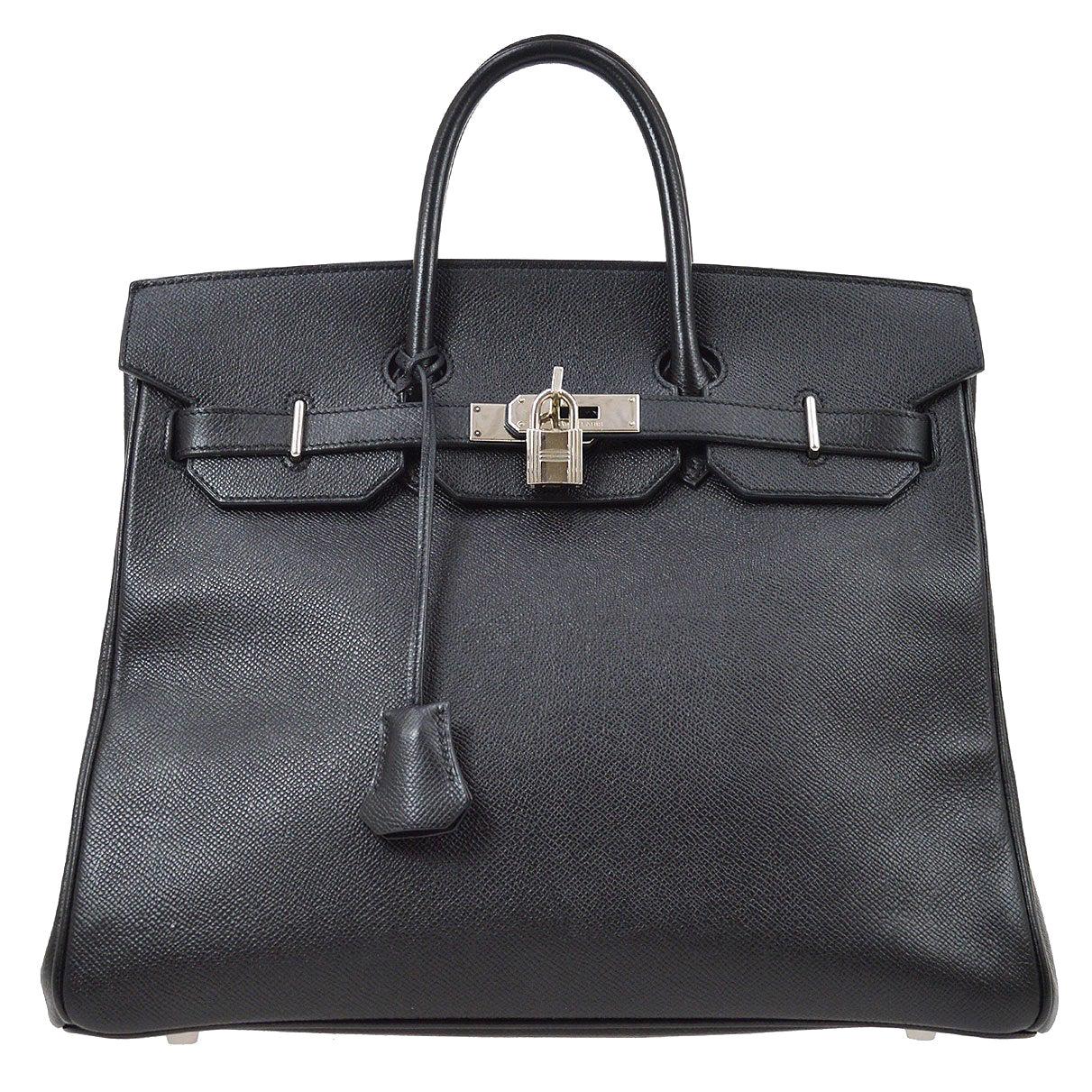 Hermes Canvas and Leather Vintage Travel Luggage at 1stDibs