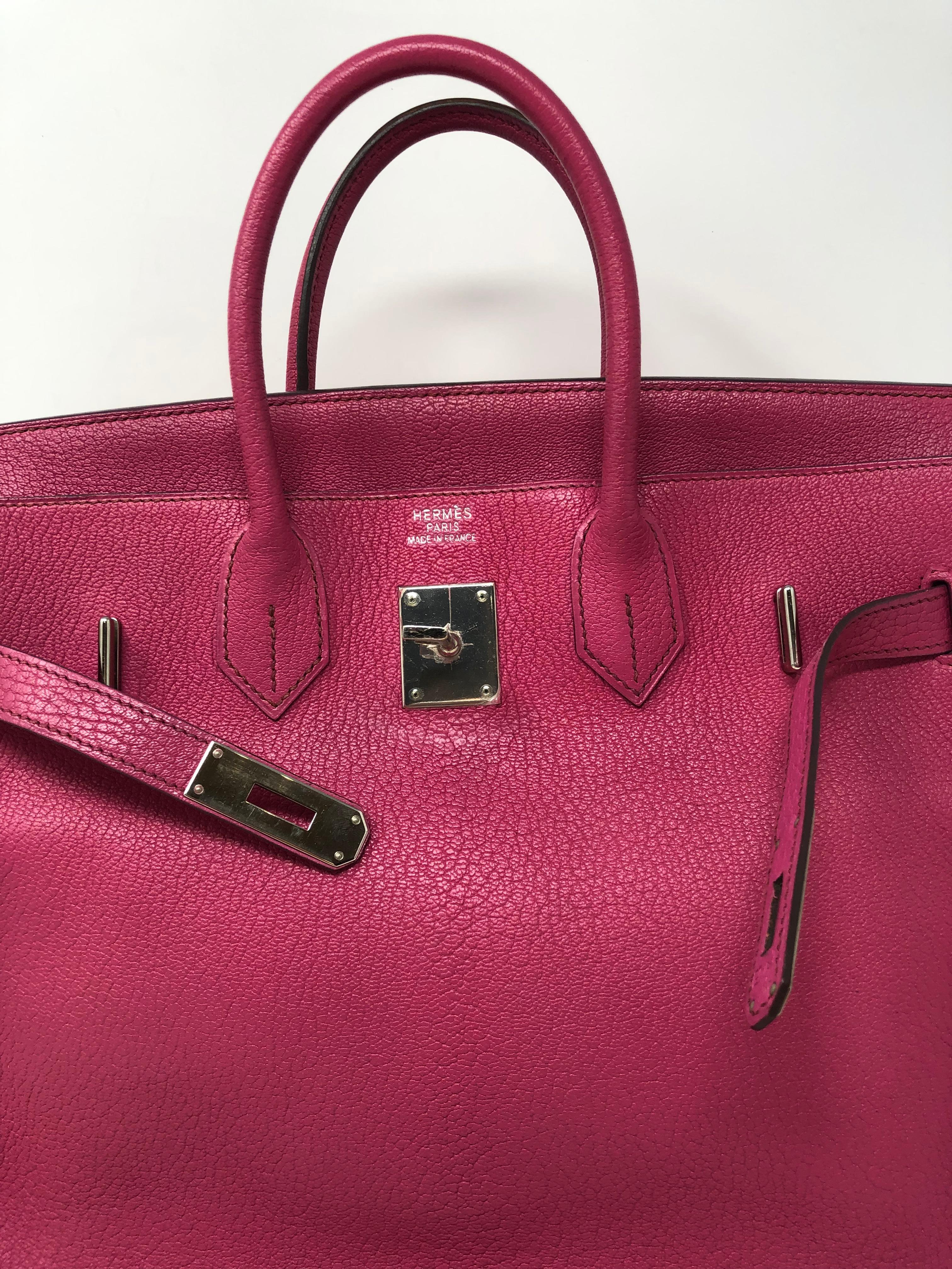 Women's or Men's Hermes Birkin HAC 32 Fuschia
