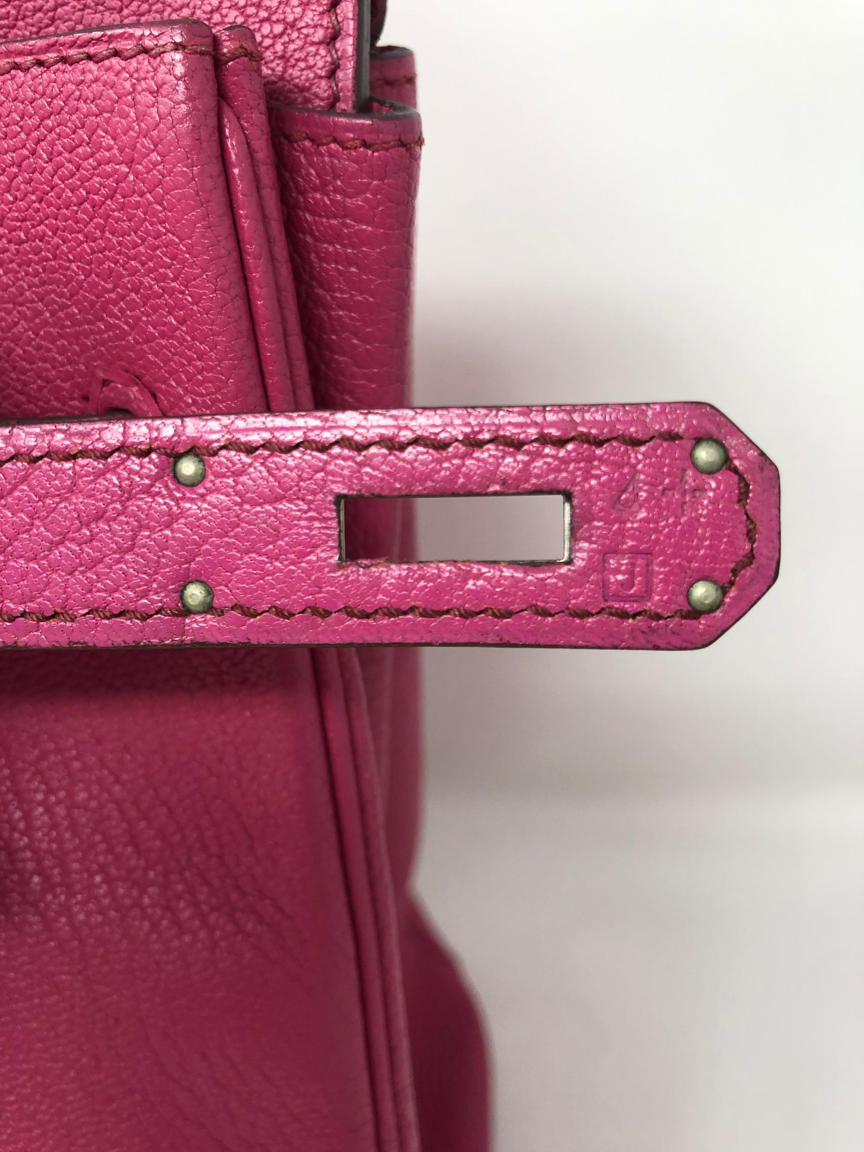 Hermes Birkin HAC 32 Fuschia 1