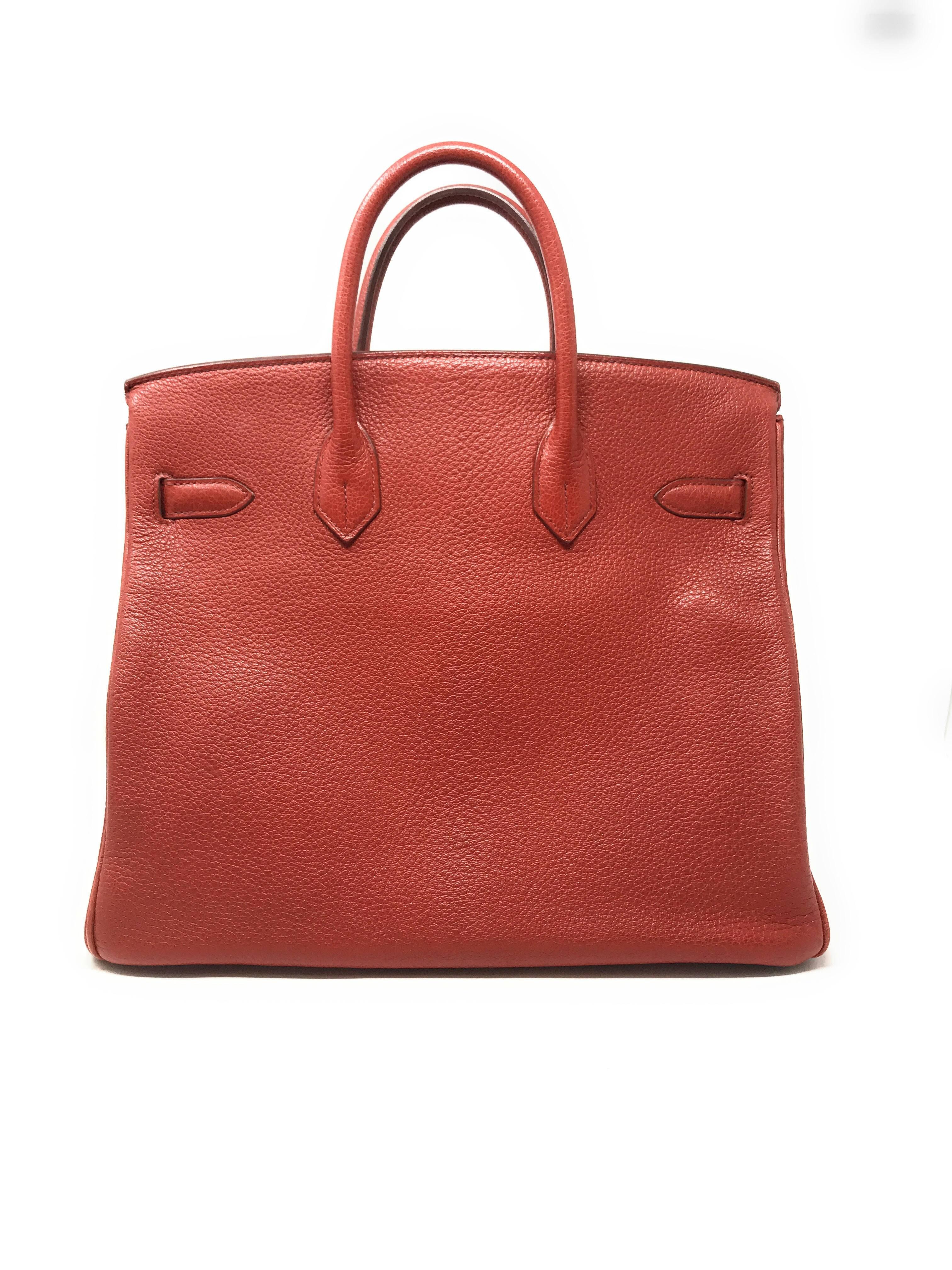 Brown Hermes Birkin HAC 32cm Coq De Roche - LIMITED EDITION For Sale