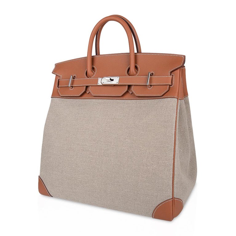 Hermès Custom Order Tricolor Birkin Hac 40 Bag at 1stDibs
