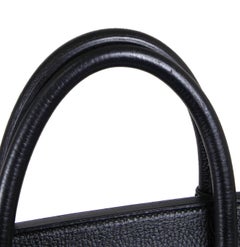 Hermes Birkin HAC 45 Black Leather Gold Large Men's Travel Top Handle Tote Bag