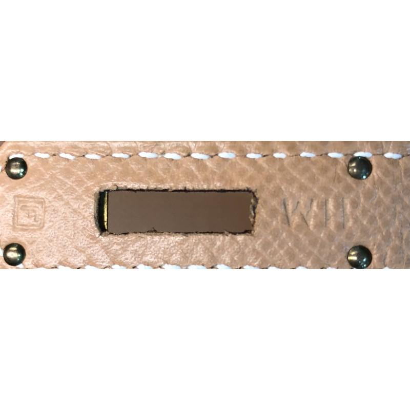 Hermes Birkin HAC Handbag Natural Courchevel with Gold Hardware 32 4