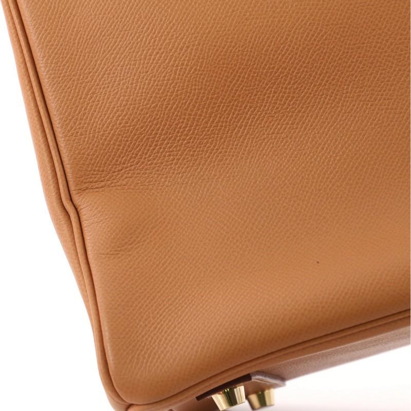 Hermes Birkin HAC Handbag Natural Courchevel with Gold Hardware 32 2
