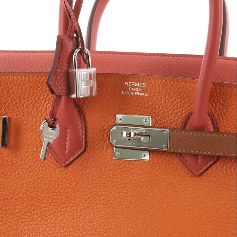 Hermes Birkin Handbag Arlequin Clemence 35 2