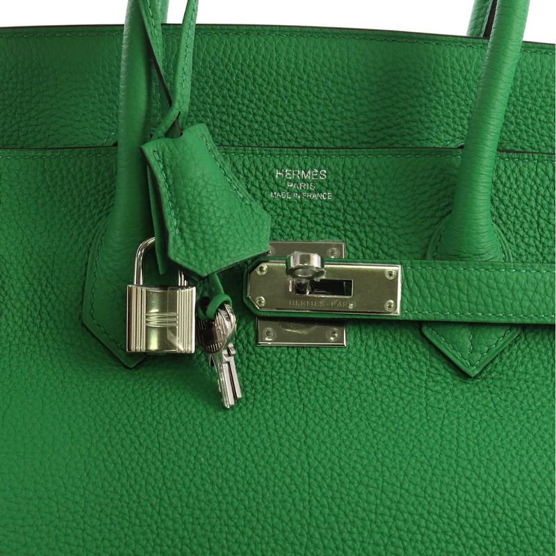 Hermes Birkin Handbag Bamboo Togo with Palladium Hardware 35 1