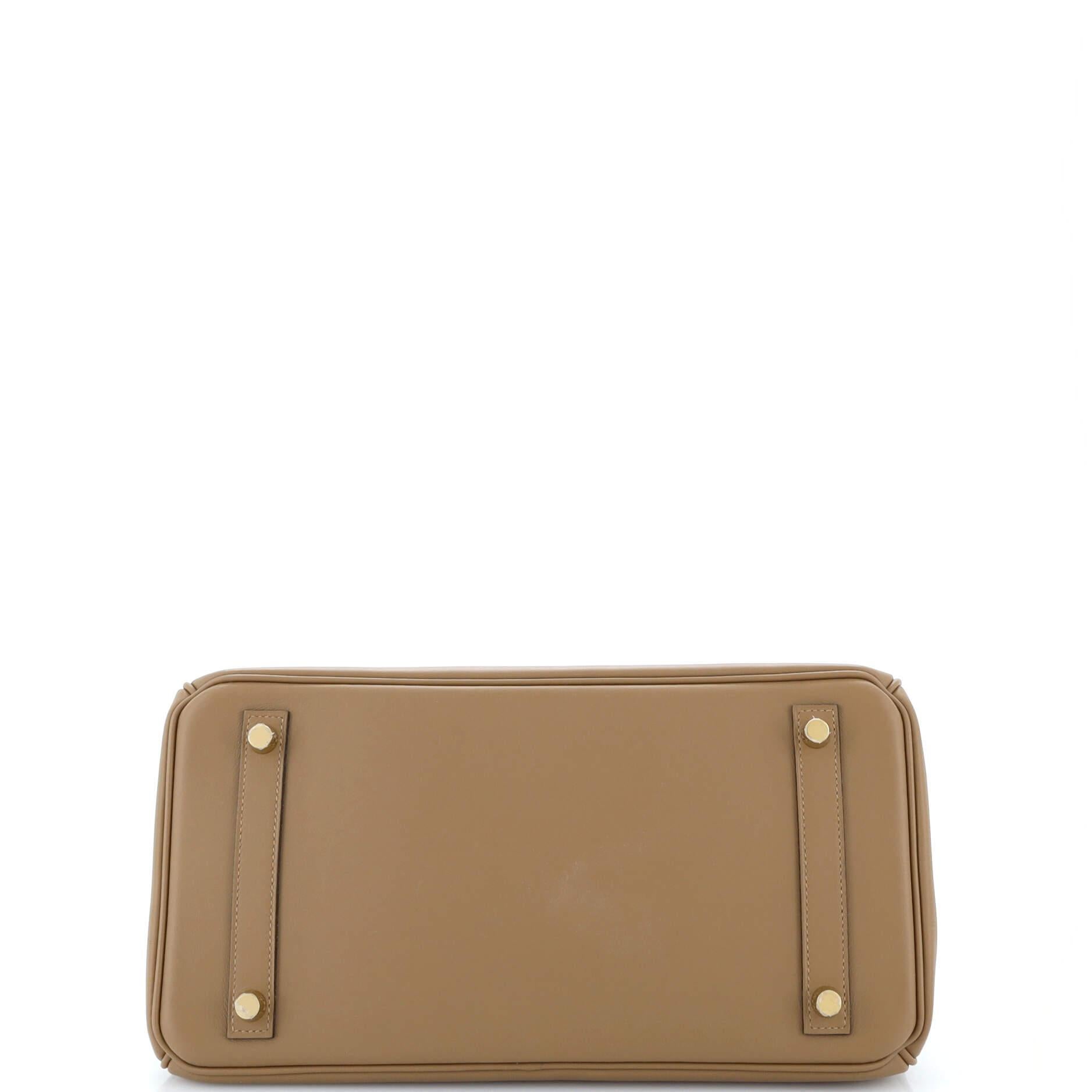 Hermes Birkin Handbag Beige De Weimar Jonathan with Gold Hardware 30 For Sale 1
