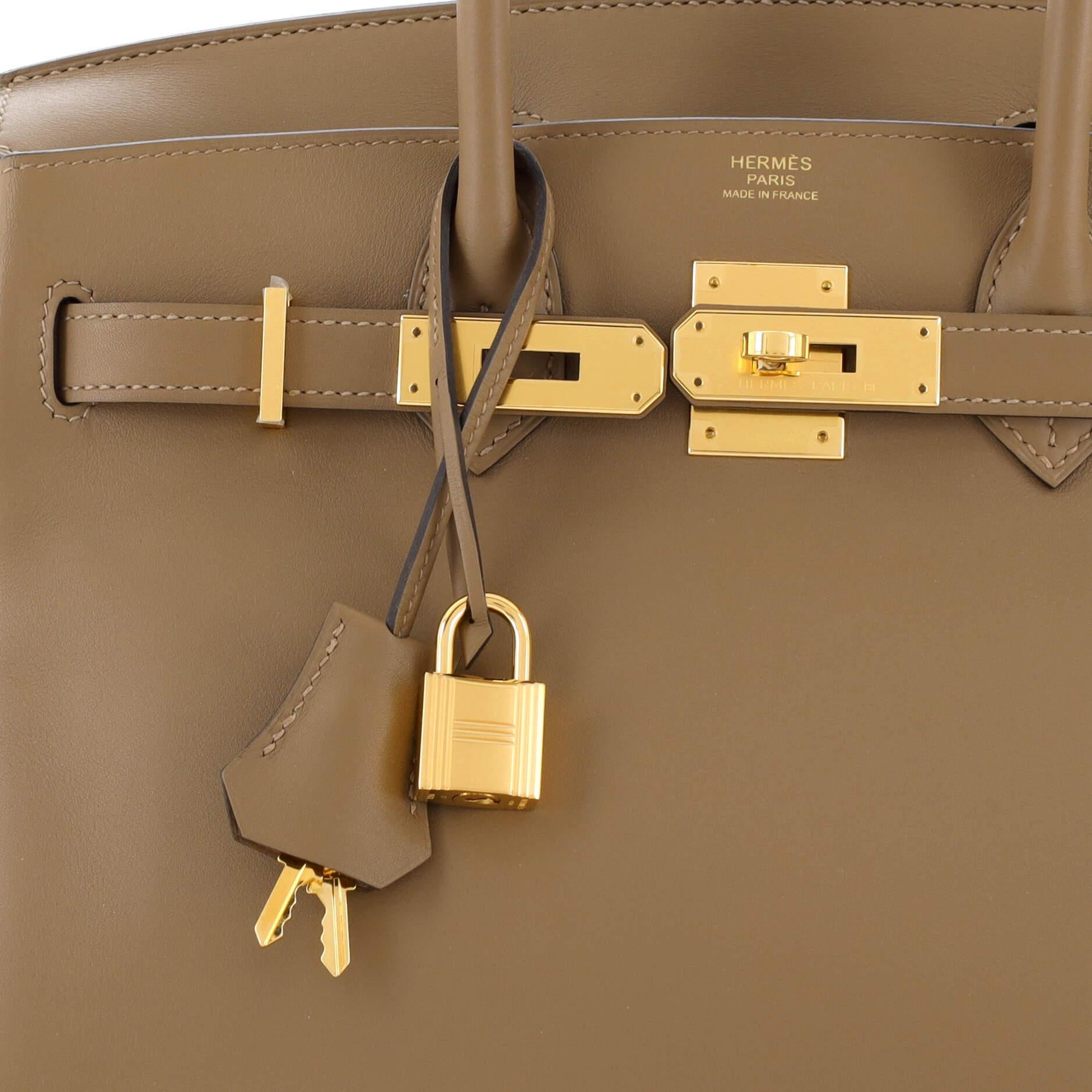 Sac à main Hermès Birkin Beige De Weimar Jonathan avec des accessoires dorés 30 en vente 3