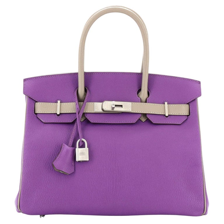 Hermes Chevre Birkin 30 Bi-Color