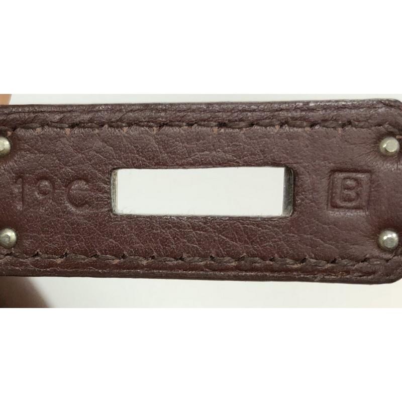 Hermes Birkin Handbag Bicolor Clemence with Palladium Hardware 35 5