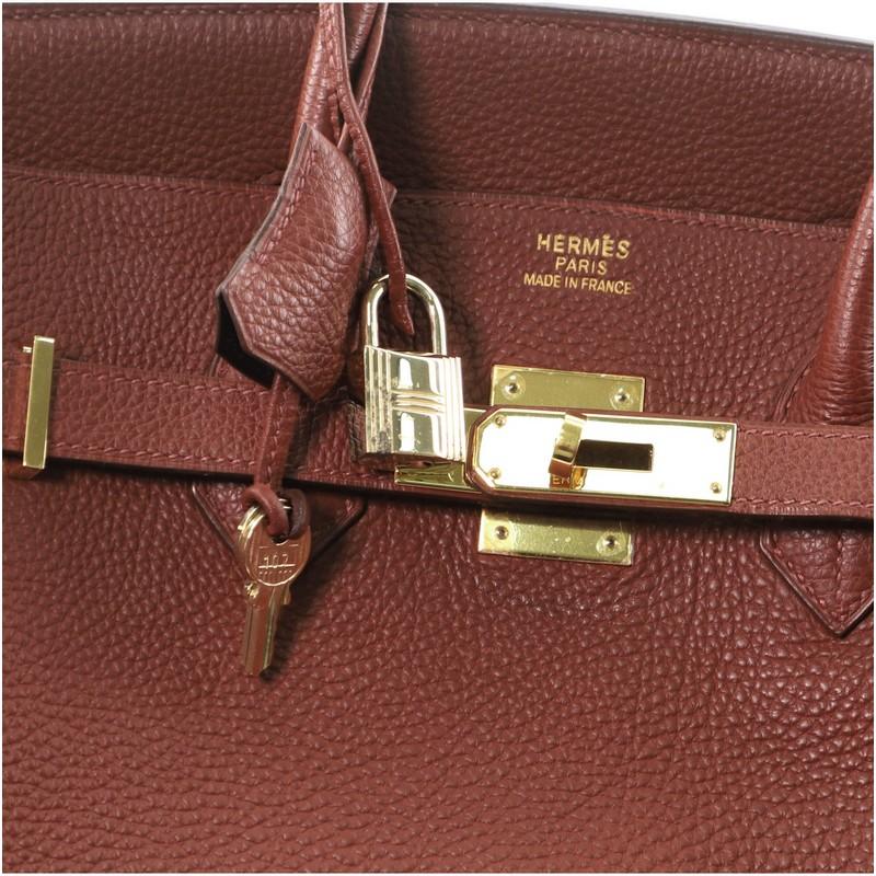 Hermes Birkin Handbag Bicolor Togo with Gold Hardware 35 1