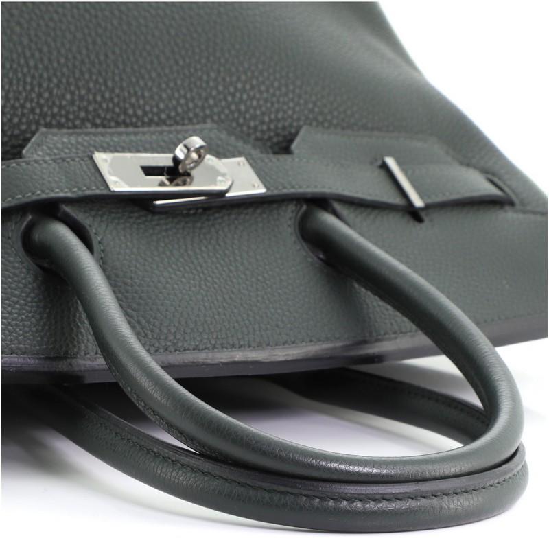 Hermes Birkin Handbag Bicolor Togo with Ruthenium Hardware 35 2