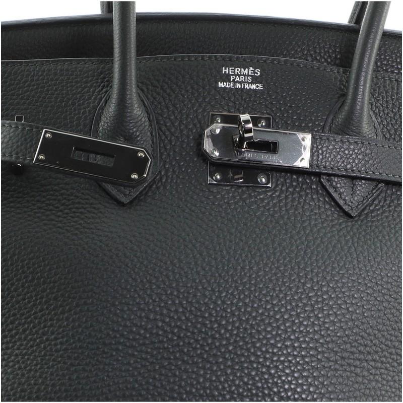 Hermes Birkin Handbag Bicolor Togo with Ruthenium Hardware 35 4