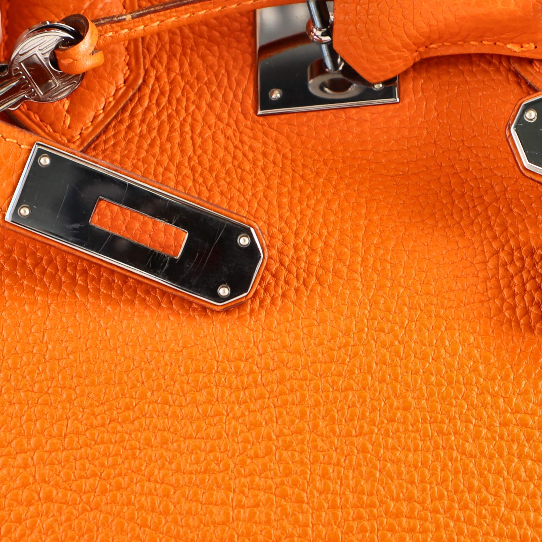 Hermes Birkin Handbag Bicolor Togo with Ruthenium Hardware 35 1