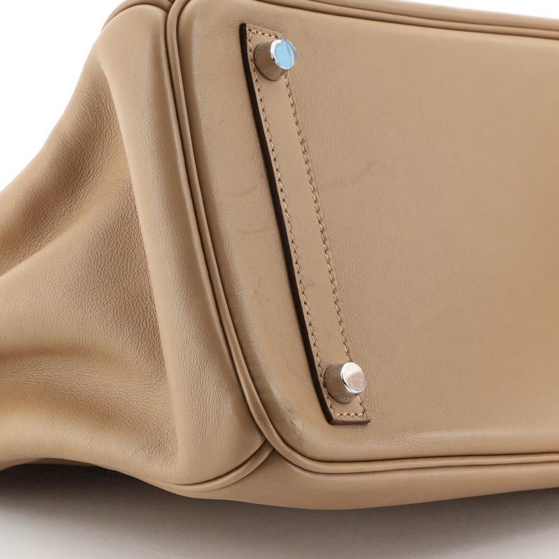 Hermes Birkin Handbag Biscuit Swift with Palladium Hardware 30 1