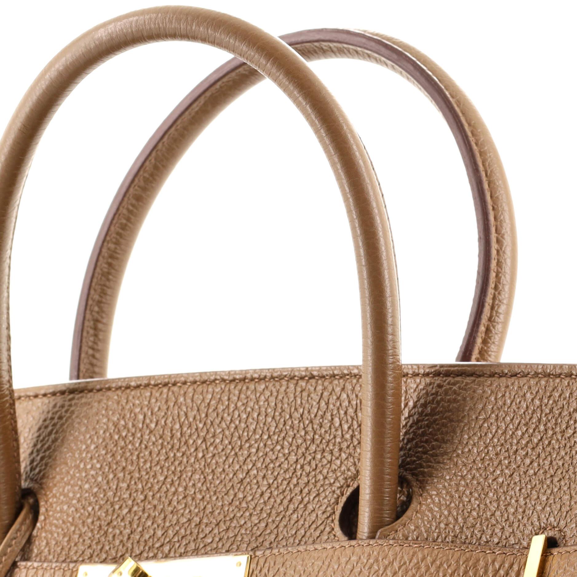 Hermes Birkin Handbag Biscuit Togo with Gold Hardware 40 5