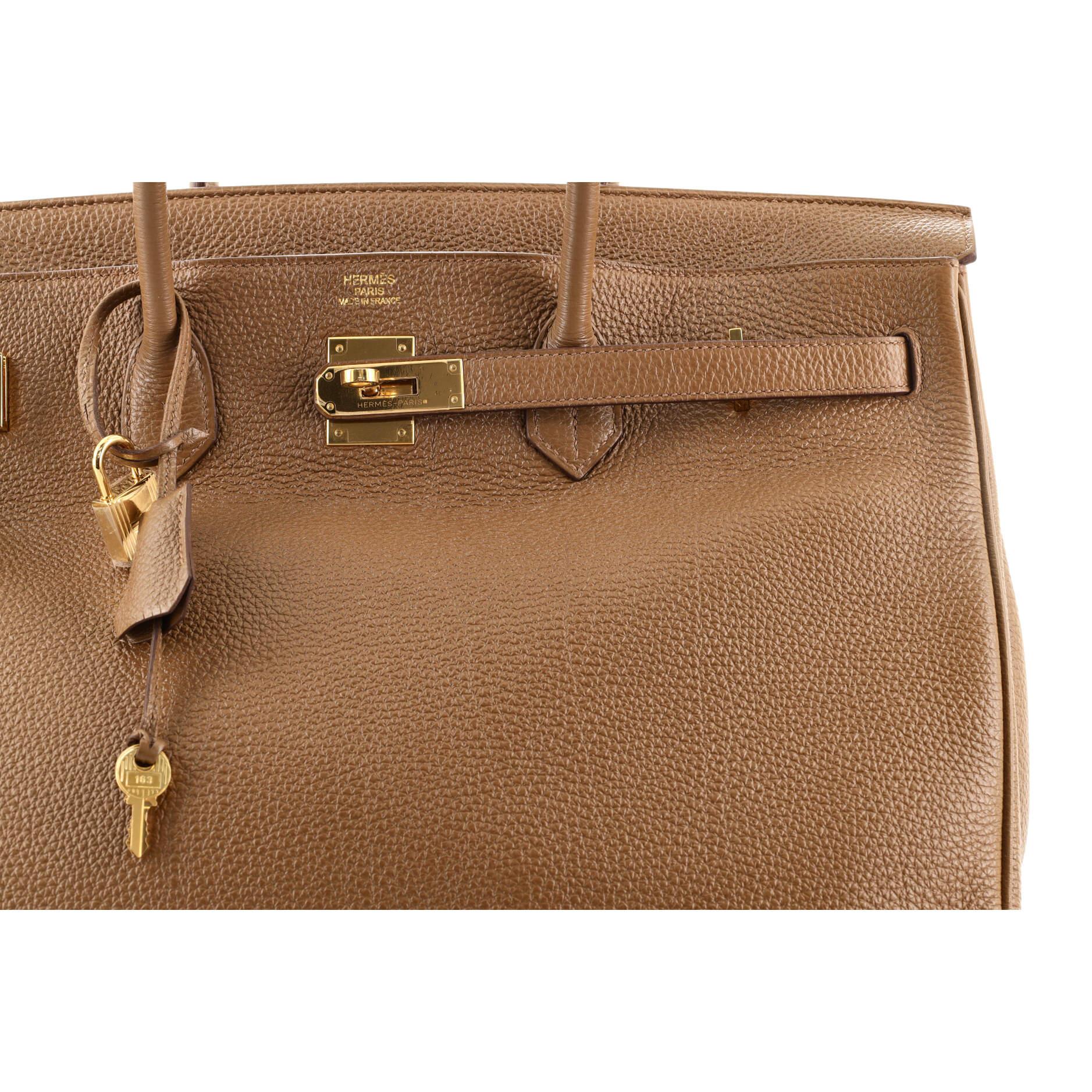 Hermes Birkin Handbag Biscuit Togo with Gold Hardware 40 2