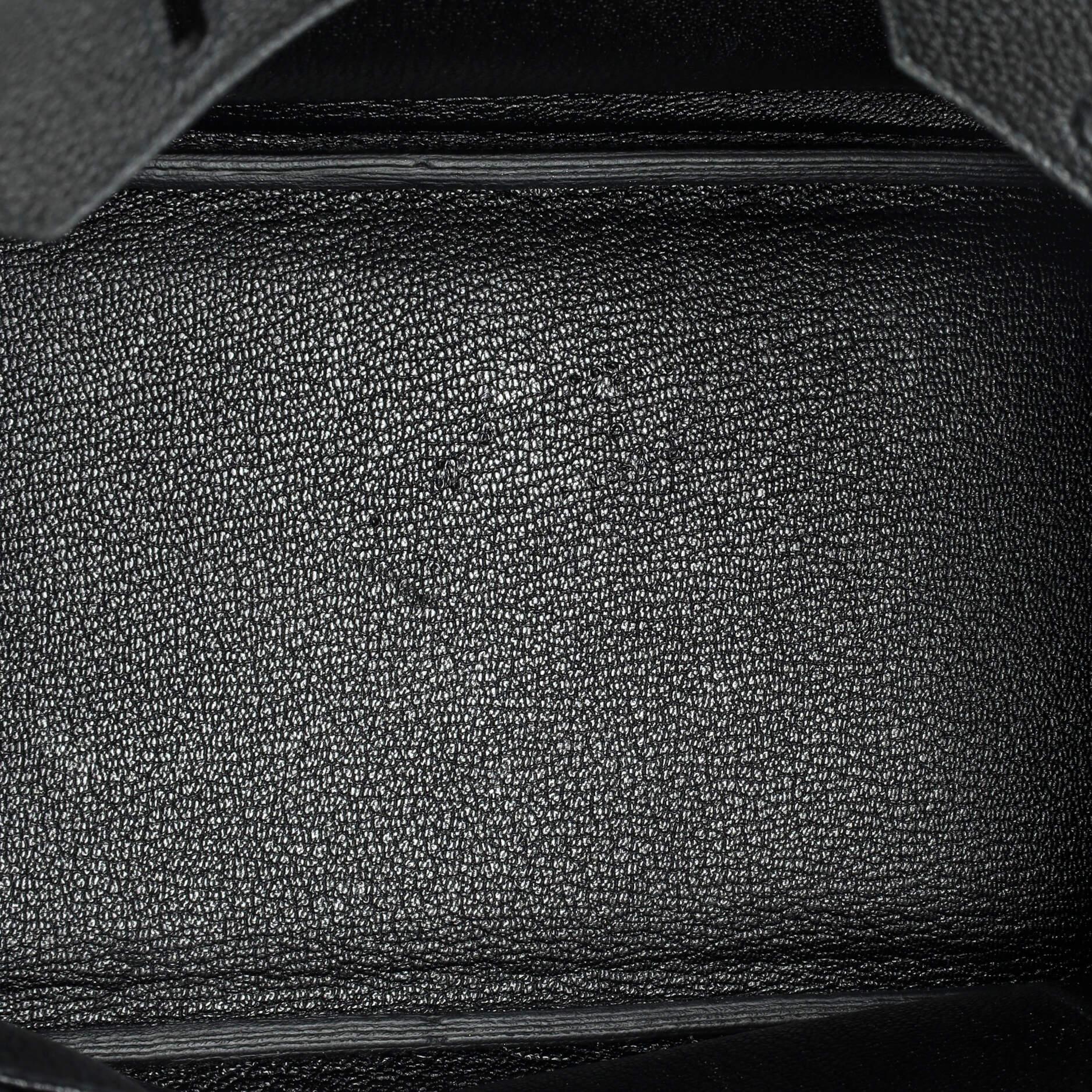 Hermes Birkin Handbag Black Togo with Gold Hardware 25 2