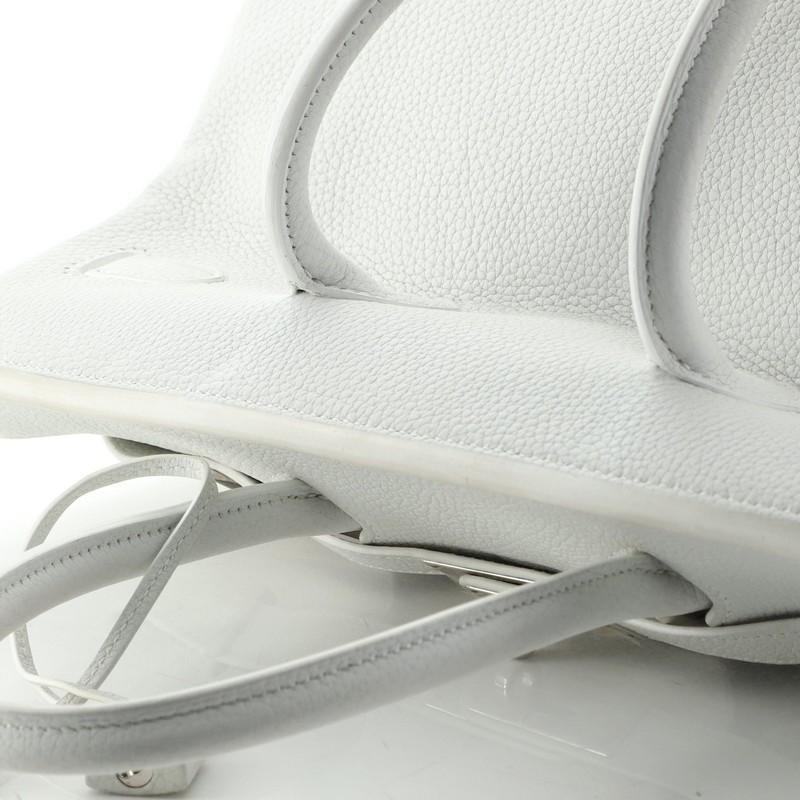 Hermes Birkin Handbag Blanc Togo with Palladium Hardware 35 3