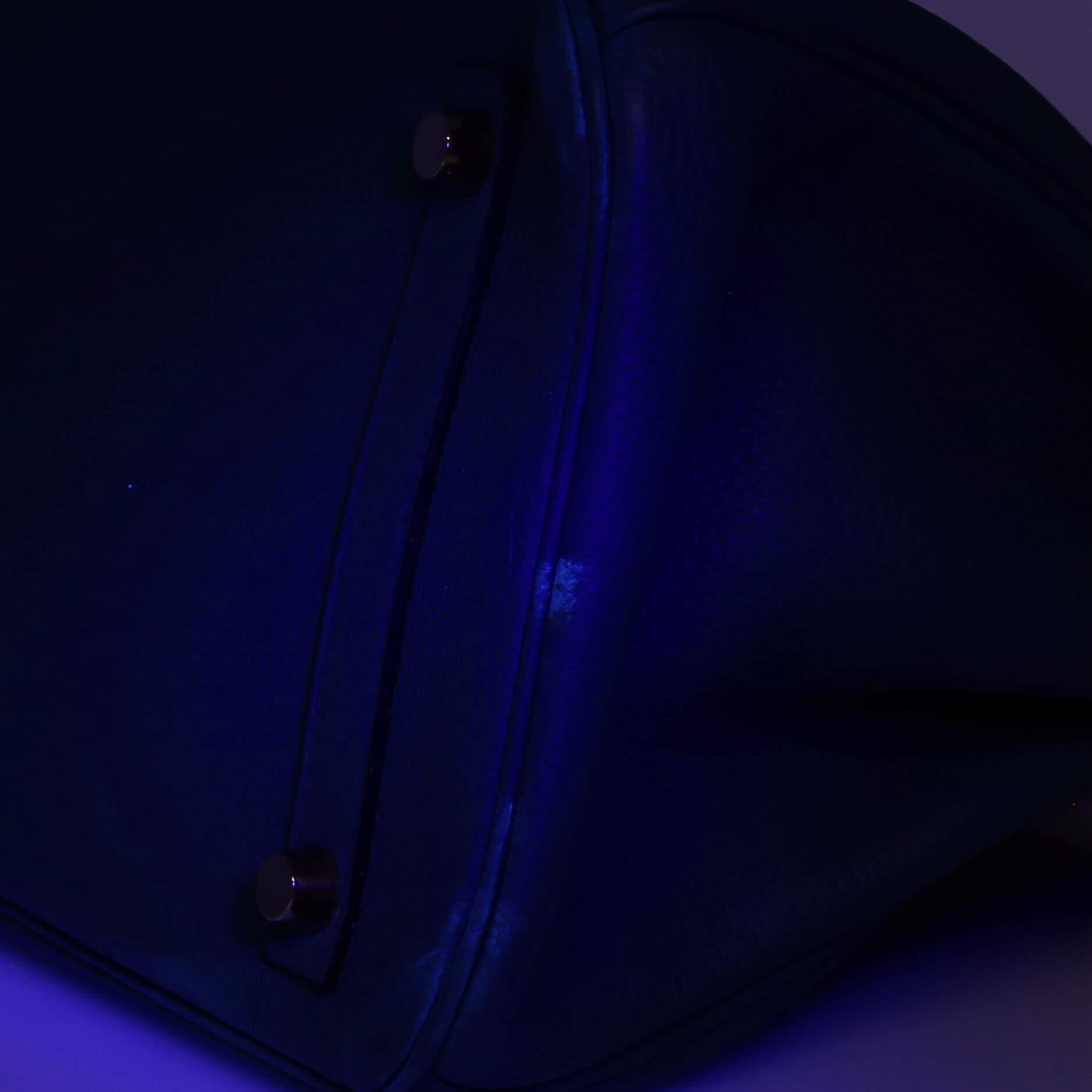 Hermes Birkin Handbag Bleu Colvert Togo with Gold Hardware 30 6