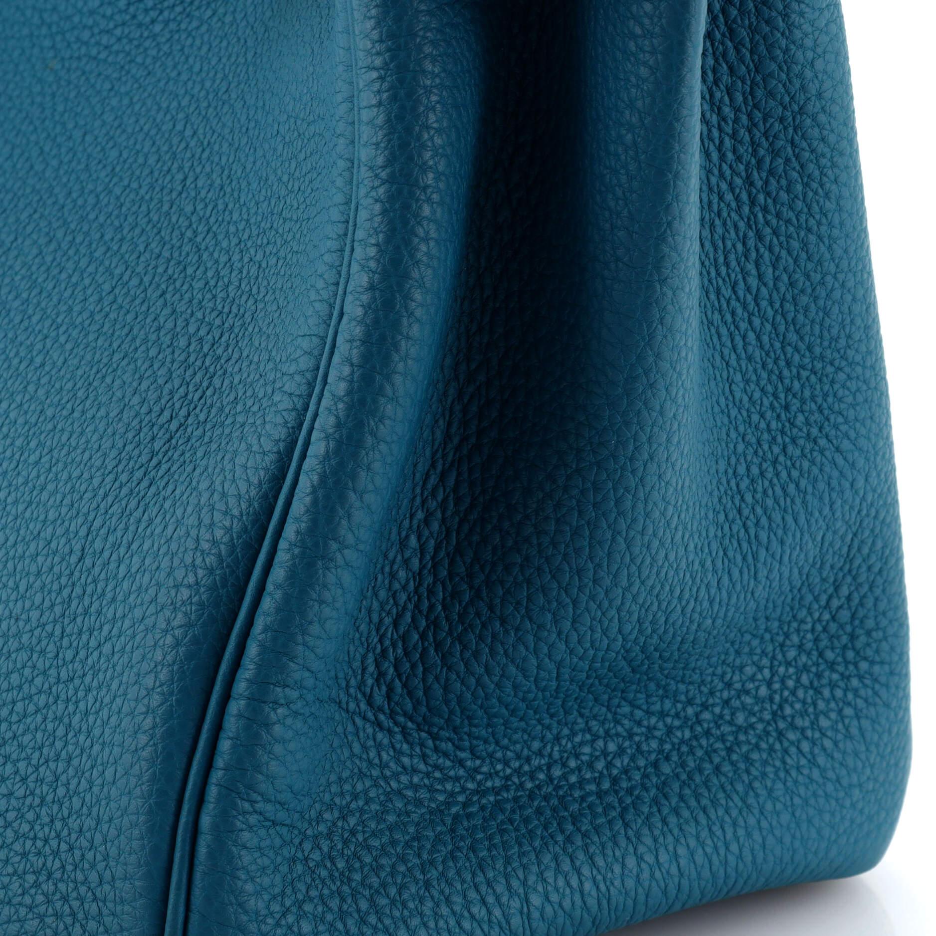 Hermes Birkin Handbag Bleu Colvert Togo with Gold Hardware 30 For Sale 3