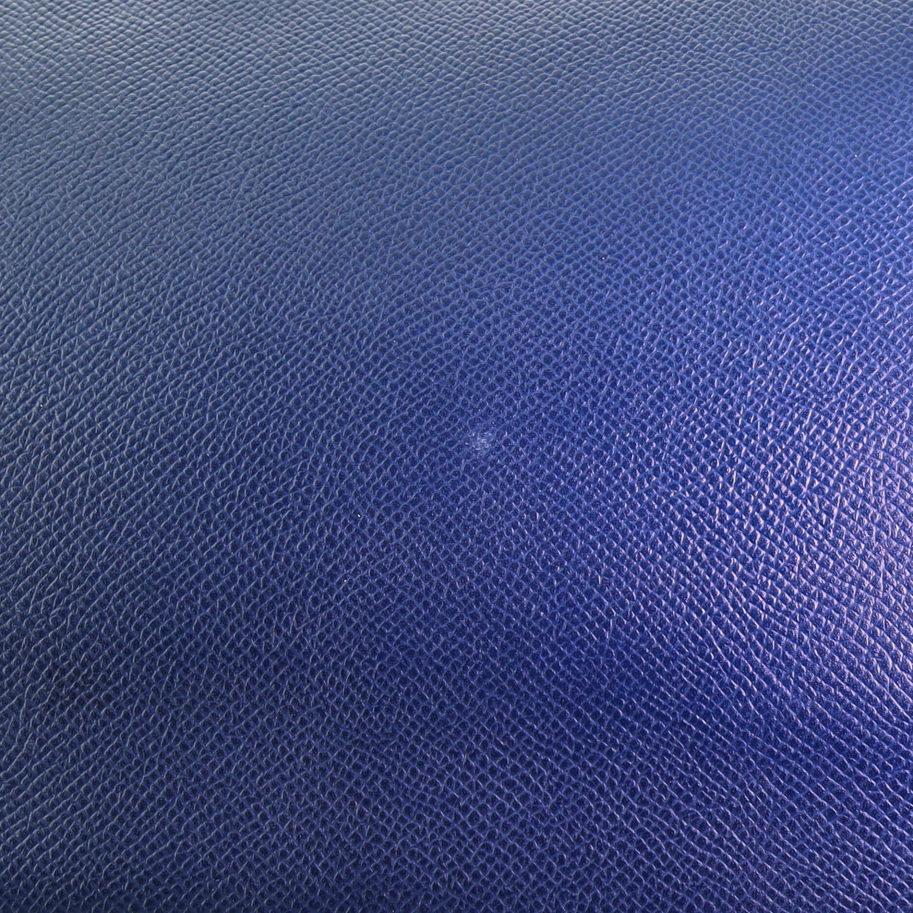 Hermes Birkin Handbag Bleu De Malte Epsom with Palladium Hardware 35 5