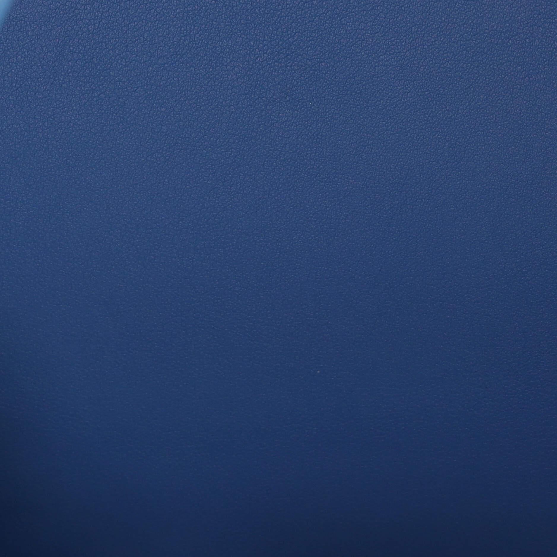 Hermès - Sac à main Birkin Bleu Du Nord Swift avec finitions métalliques en palladium 25 2