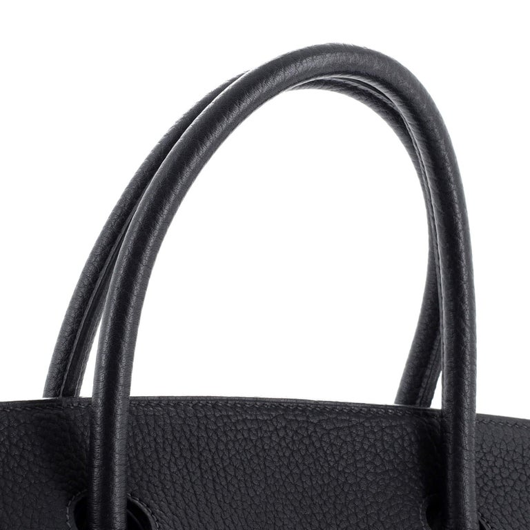 Hermes Birkin Handbag Bleu Indigo Fjord With Gold Hardware 40 Auction