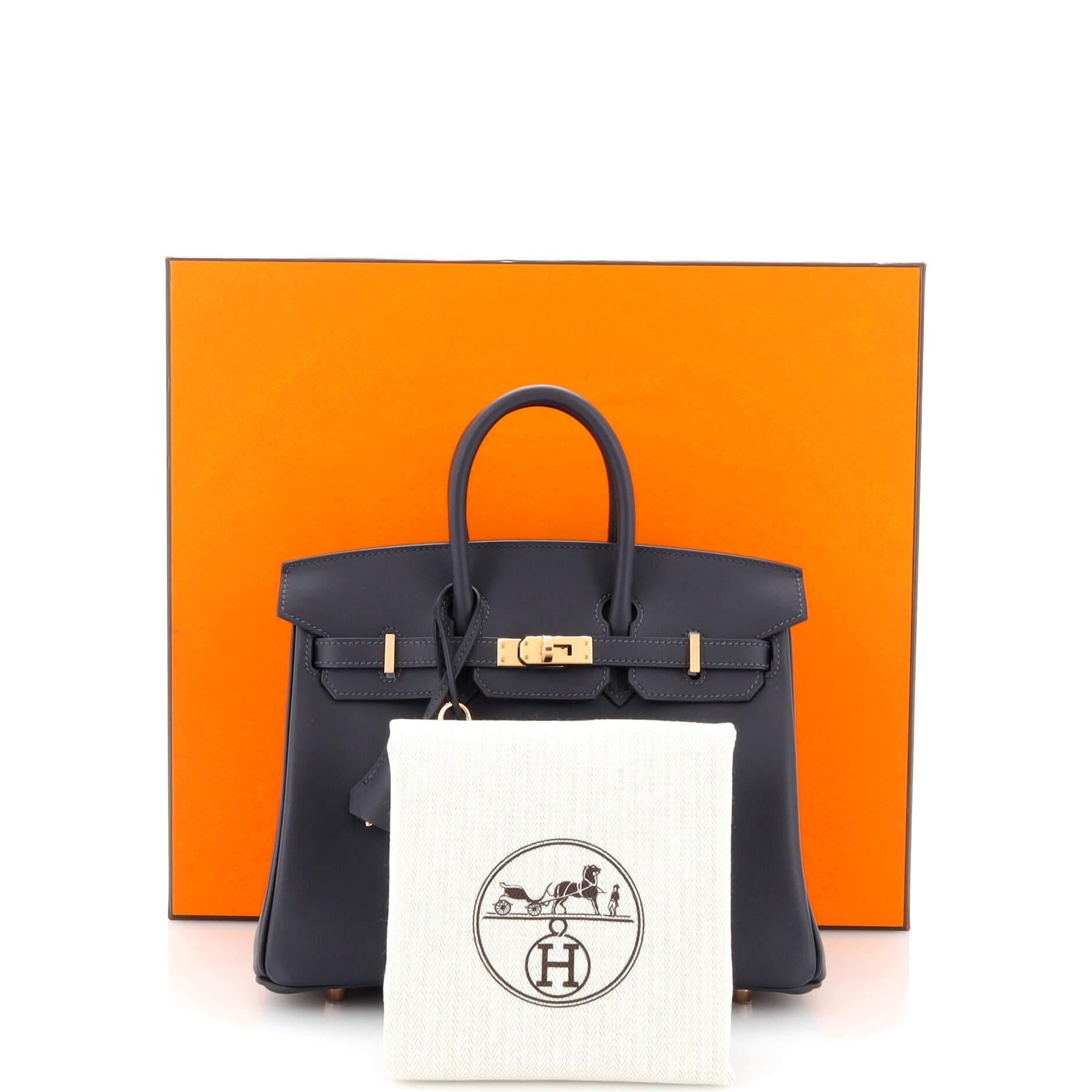 Hermes 30cm Birkin Bag Blue Nuit Togo Women's Handbag Sale