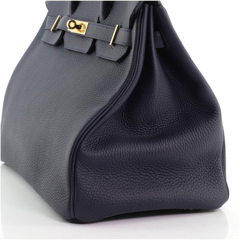 Hermes Birkin Handbag Bleu Nuit Togo with Gold Hardware 35 3