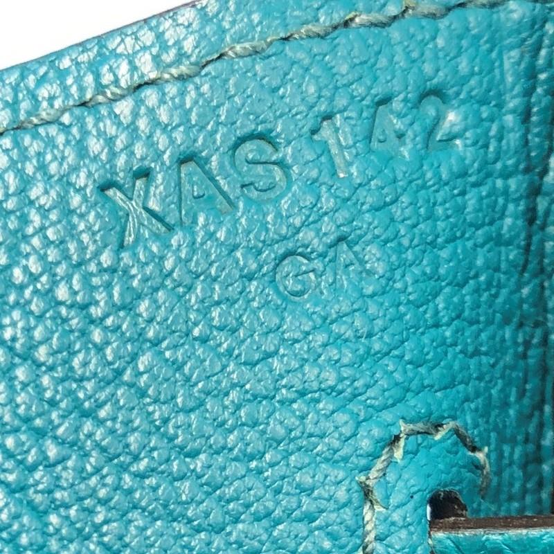 Hermes Birkin Handbag Bleu Paon Epsom with Gold Hardware 30 1