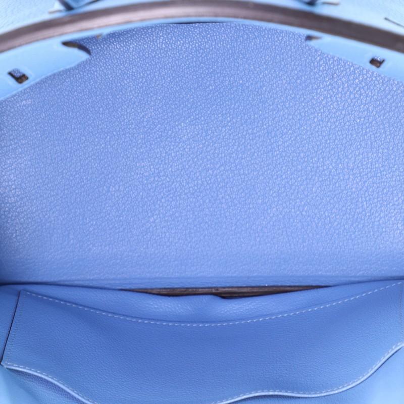 Hermes Birkin Handbag Bleu Paradis Togo With Palladium Hardware 30 2