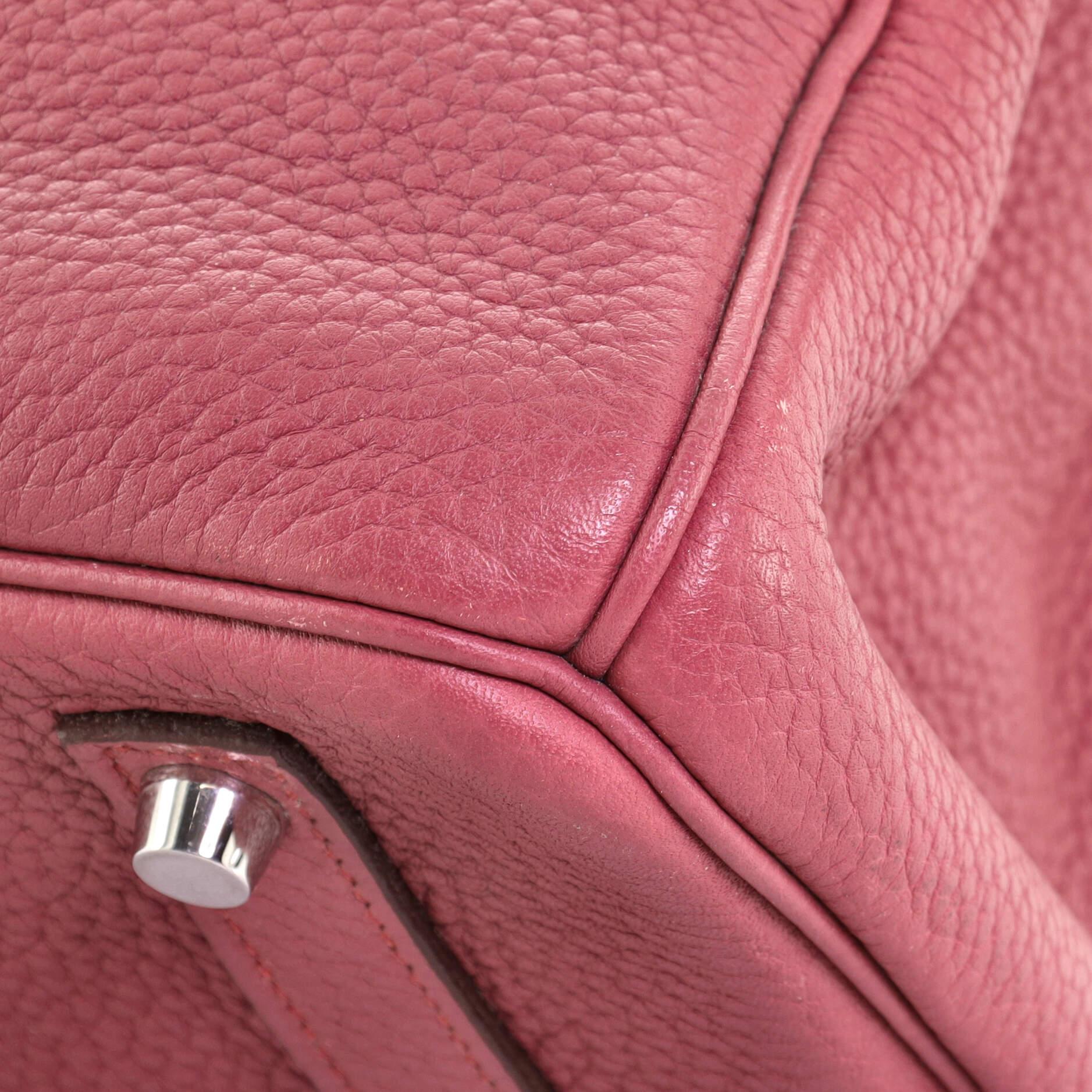 Hermes Birkin Handbag Bois De Rose Togo with Palladium Hardware 35 1