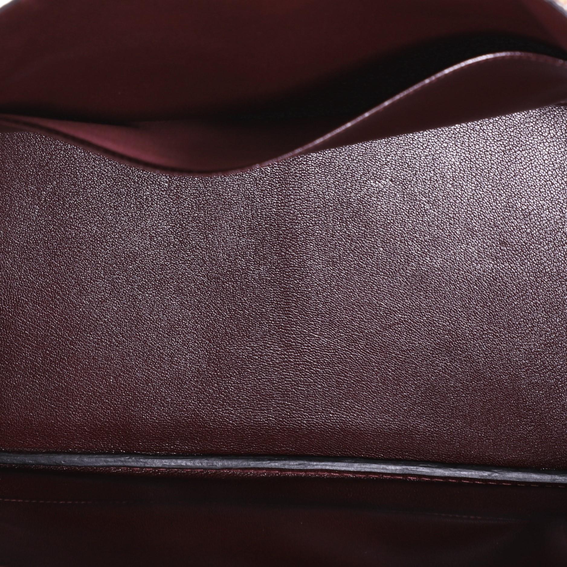 Hermes Birkin Handbag Bordeaux Shiny Porosus Crocodile with Gold Hardware 35 1