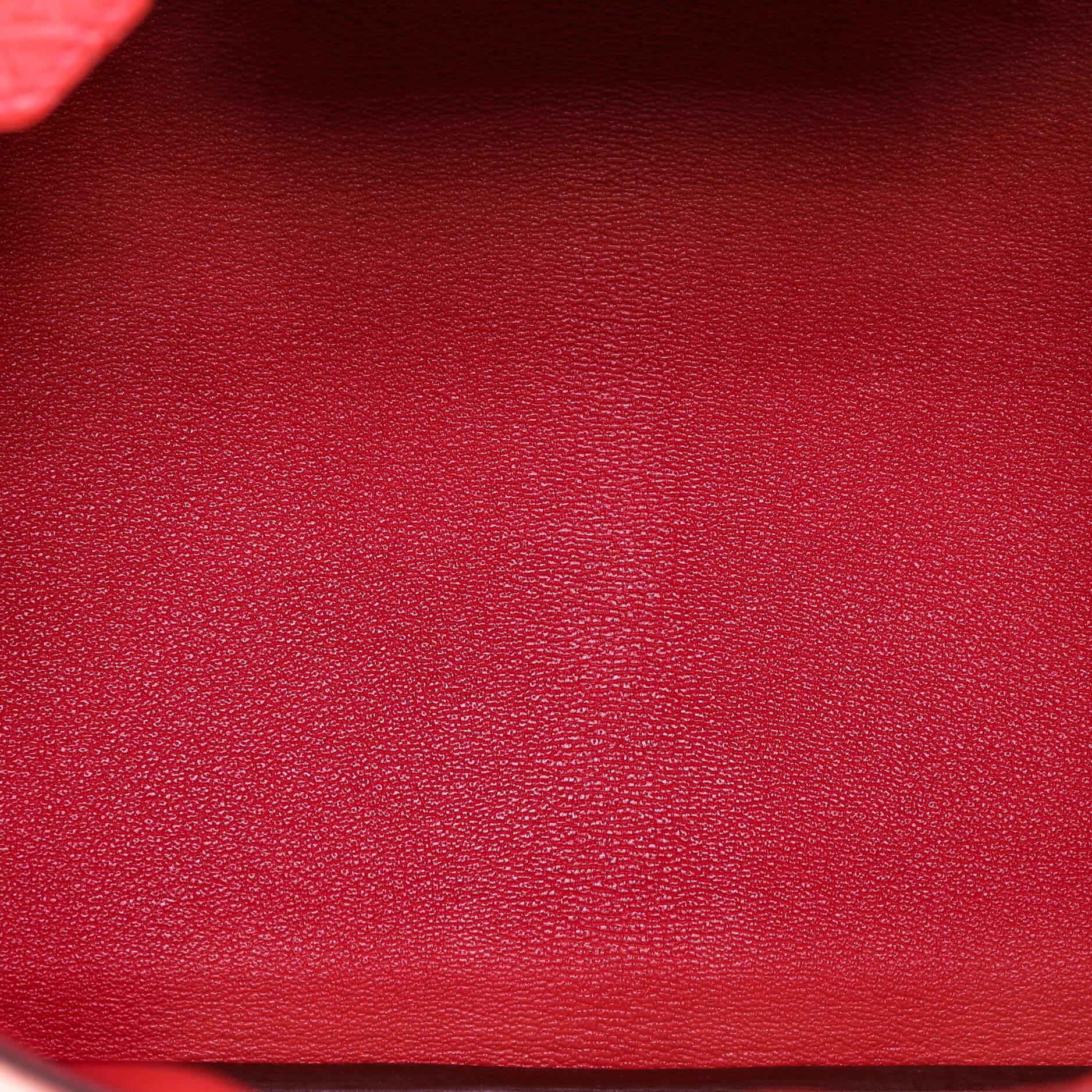 Hermes Birkin Handtasche Bougainvillea Mattes Porosus-Krokodil mit goldener Hardware35 für Damen oder Herren