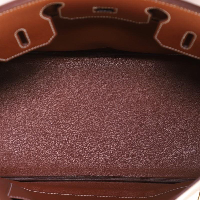 Hermes Birkin Handbag Brown Chevre de Coromandel with Gold Hardware 30 In Good Condition In NY, NY